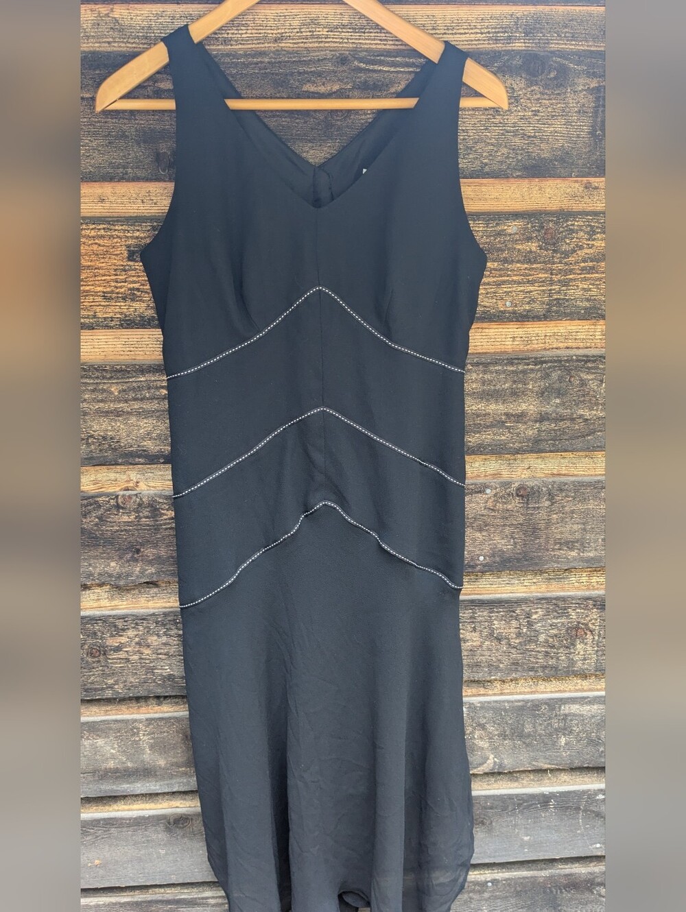 Vintage Leslie Belle Dress Black Medium 10